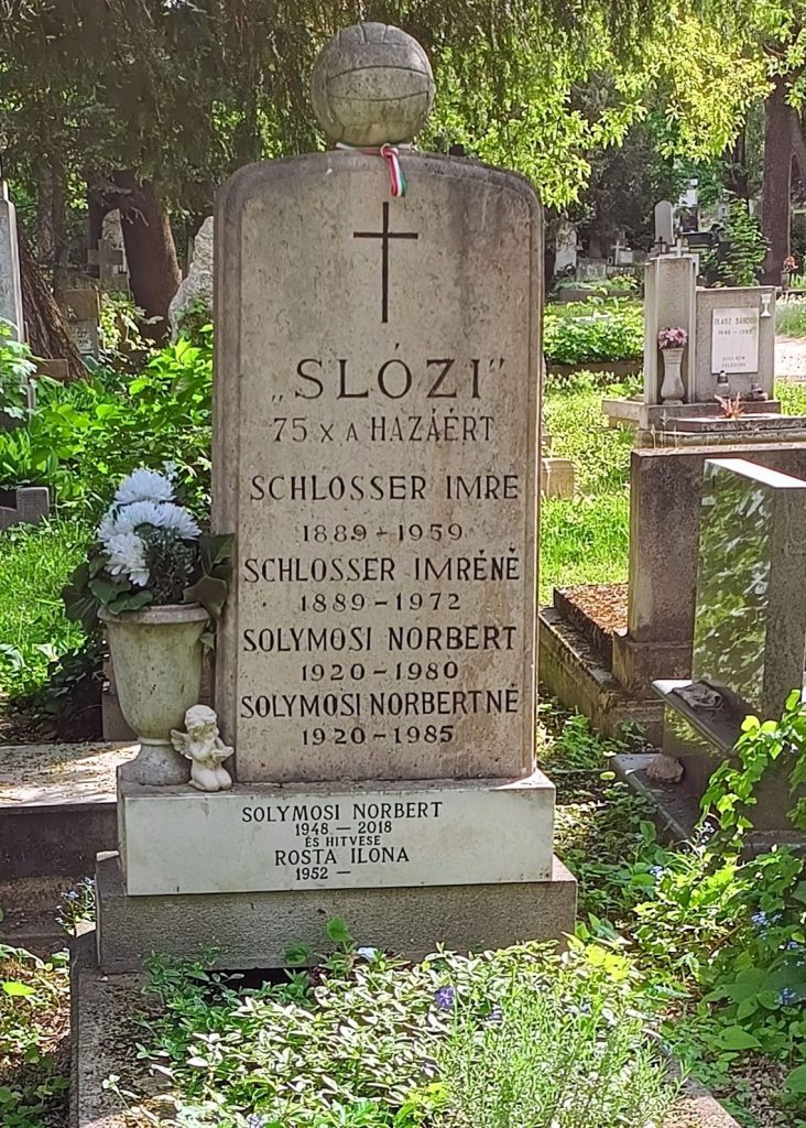 Schlosser Imre sírja