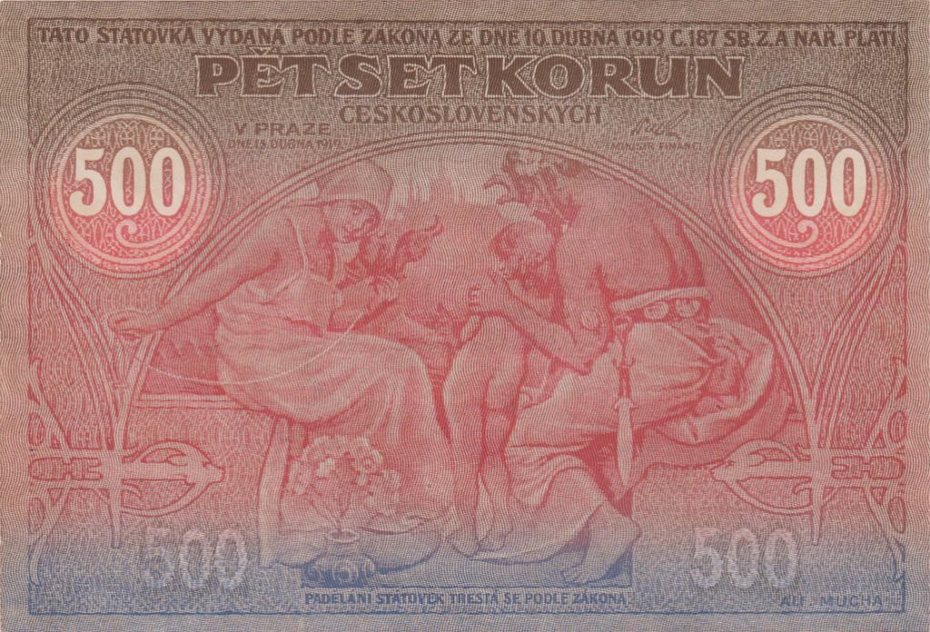 500 korona előoldal