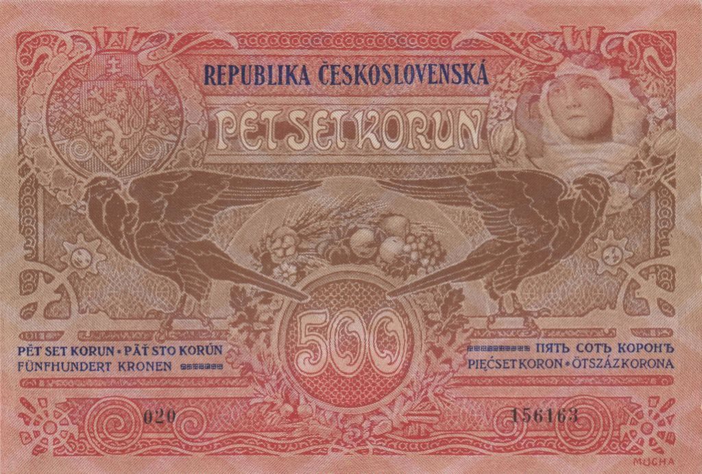 500 korona hátoldal